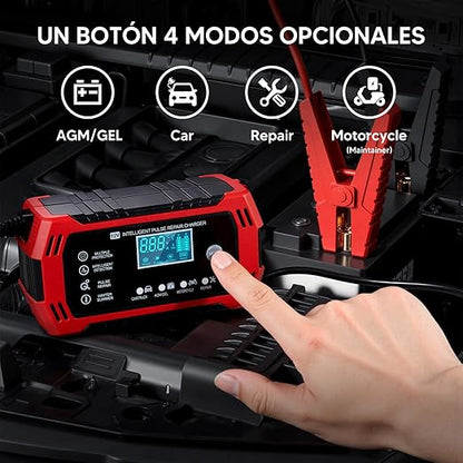 Cargador Inteligente de Batería 12V 6A – ✨Protección Total y Rendimiento en Cualquier Clima✨