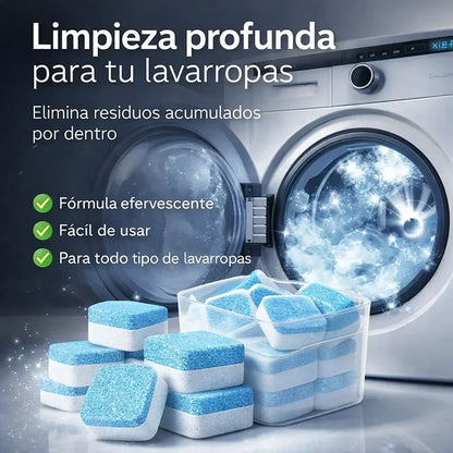 CLEANING TABLETS 💦 12 Pastillas para una Limpieza profunda de su lavadora💦